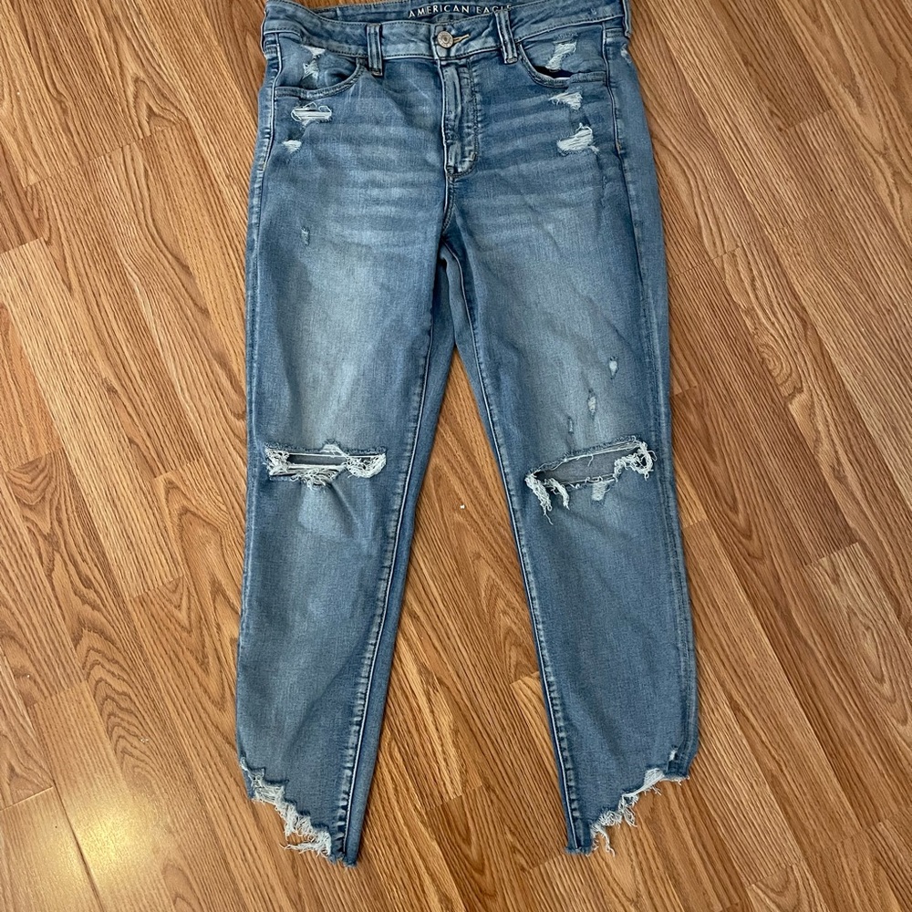 American Eagle cropped hi-rise jeggings